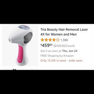 Tria Laser hair removal 4X